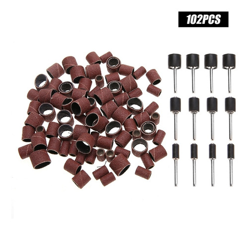 Kit De Tambores Tool Rotary De 102 Piezas Para Pulir Varilla