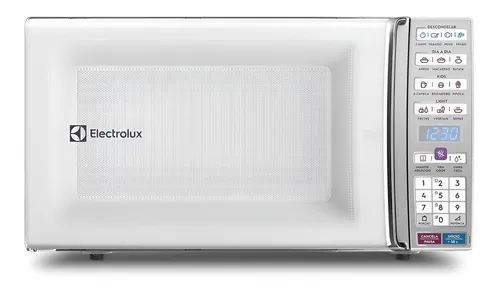 Micro-ondas Electrolux de bancada Branco com Função Tira Odor e M...