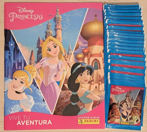 Album Princesas Vive Tu Aventura + 25 Sobres 