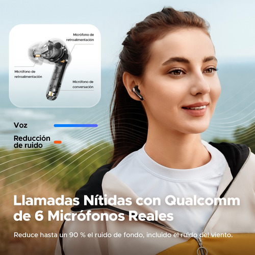 Auriculares Bluetooth Soundpeats Anc Air5 Pro