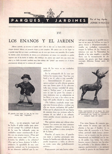 Los Enanos Y El Jardín, Rocco 1953