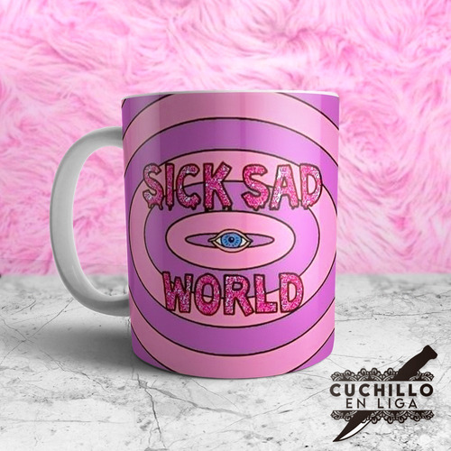 Taza Cerámica Calidad Premium Diseño Daria Sick Sad World 