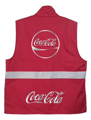 Chaleco De Seguridad Coca Cola Modelo 2 Rojo L