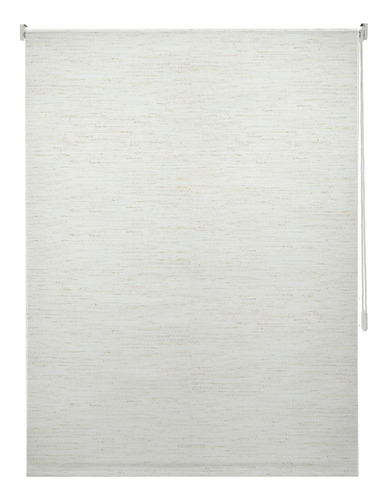 Cortina Enrollable Blackout Beige Lino Ancho 120cm Alto180cm Color Olivine