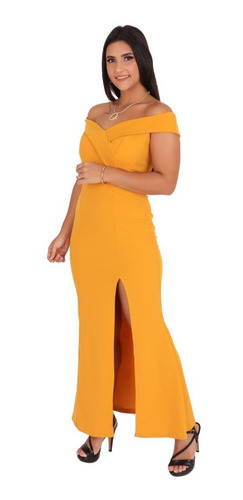 Imagen 2 de 3 de Hermoso Vestido De Fiesta Largo Noche Elegante Sexy Sirena