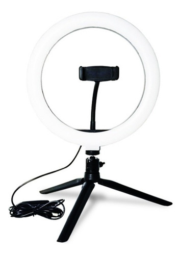 Led Ring Light Studio Photo Video Lámpara Ajustable Trípod