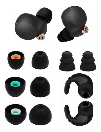 Almohadillas Para Auriculares Sony Wf-c500 - Negras