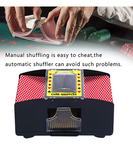 Casino Automatic Card Shuffler Usb/battery Operated For