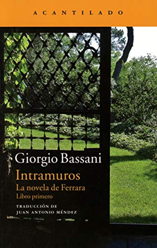 Libro Intramuros De Bassani Giorgio