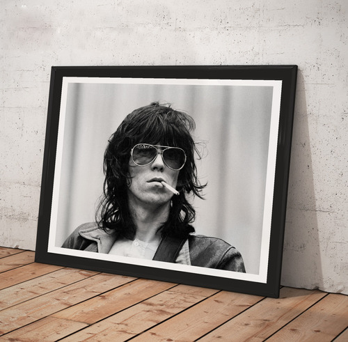 Cuadro Keith Richards 2 Lamina Poster Rock Stones 50 X 70