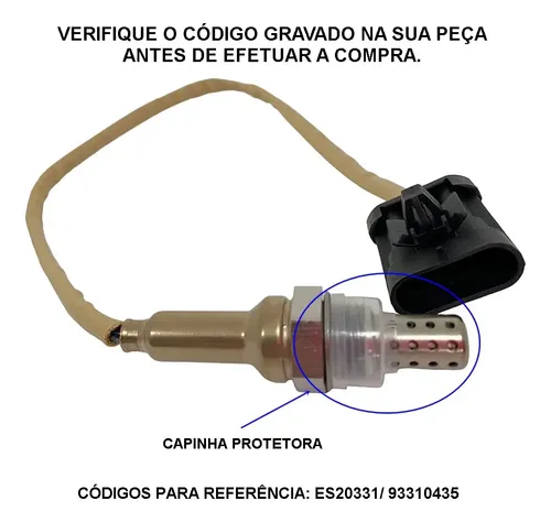 Sensor De Oxigênio Sonda Lambda 93310435 Celta Prisma Corsa
