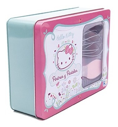 Postres Y Pasteles Con Hello Kitty En Caja Metalica Kno-118