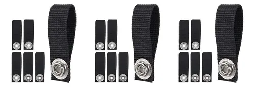 Correa De Barbilla Ajustable Para Casco De Hockey - Nailon Y Goma, Hebillas Reemplazables, Talla Única (20 Cm)