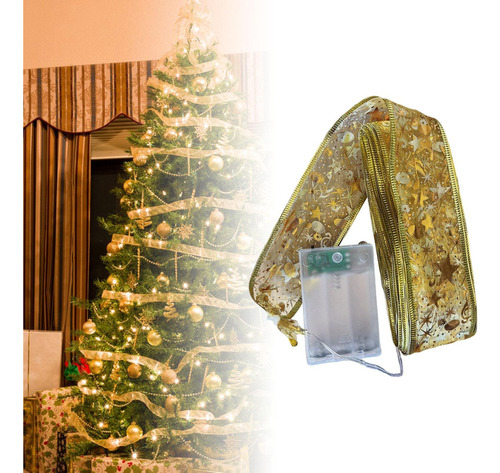 Cinta De Luz Led De Navidad, Cinta De Luz Para Árbol De 10m