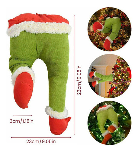 Annan Para 3 Adornos Para Árbol De Navidad De Grinch, Brazo