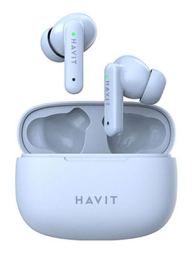 Auriculares Inalámbricos Bluetooth Havit Tw967 Cont Tactil Color Celeste