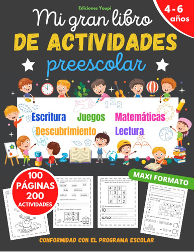 Libro : Mi Gran Libro De Actividades Preescolar Nios De 4 A