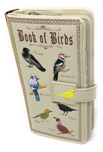 Shag Wear Bird Wallet Mujer 7 (libro Pájaros Beige)