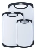 Comprar Set X3 Tablas Cocina Profesional Picar Carne Verduras Servir Color Blanco marca raitot