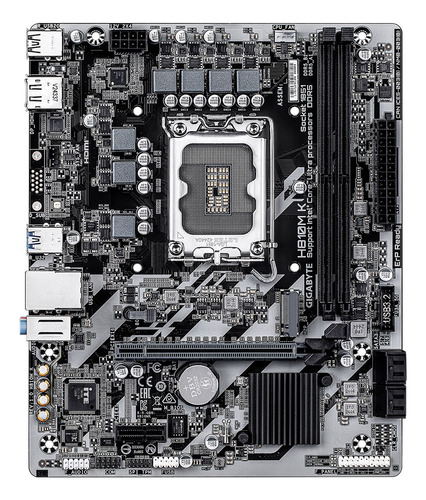 Mother Gigabyte H810m K 1.0 Lga1851 Ddr5 Pcie 4.0 Negro