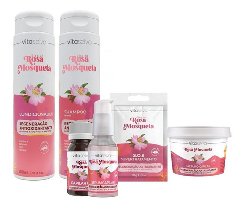 Kit Lançamento Rosa Mosqueta Regeneração Antioxi Vita Seiva