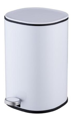 Papelero Cilindro 5 L Blanco Just Home Collection