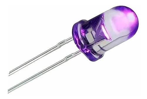 500 Leds Ultrabrillantes 3mm Uv Violeta Purpura