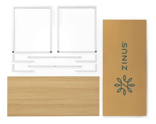 Zinus Jennifer Modern Studio Collection - Escritorio De Tra. Color Natural