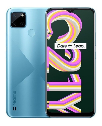 Imagen 3 de 3 de Realme C21Y Dual SIM 64 GB cross blue 4 GB RAM