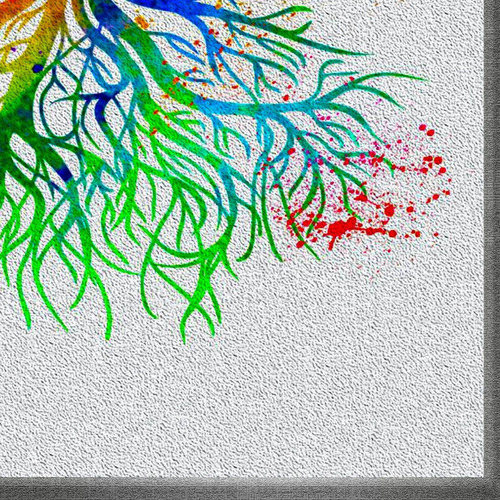 Cuadro Yoga Zen Meditación - El Arbol De La Vida - Mural