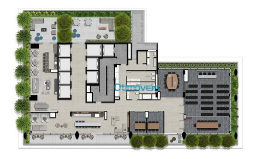 Imagem 21 de 24 de Sala À Venda, 41 M² Por R$ 692.589,41 - Alto Da Glória - Curitiba/pr - Sa0163
