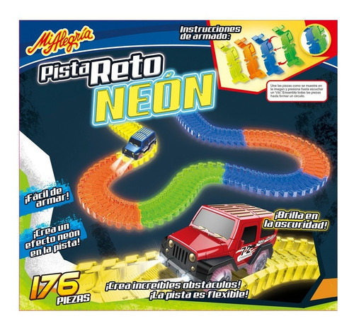 Imagen 3 de 3 de Pista Reto Neón Mi Alegría