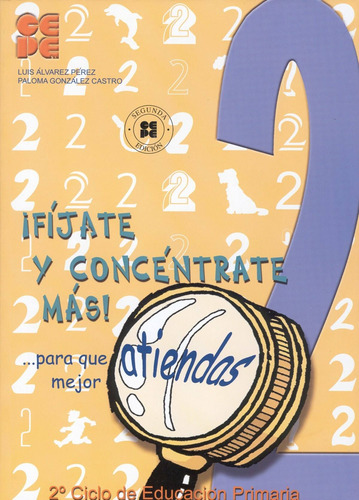 Libro - ¡fíjate Y Concéntrate Más! Nº2 