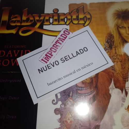 David Bowie Lp Vinilo Labyrinth Laberinto Nuevo Sellado 