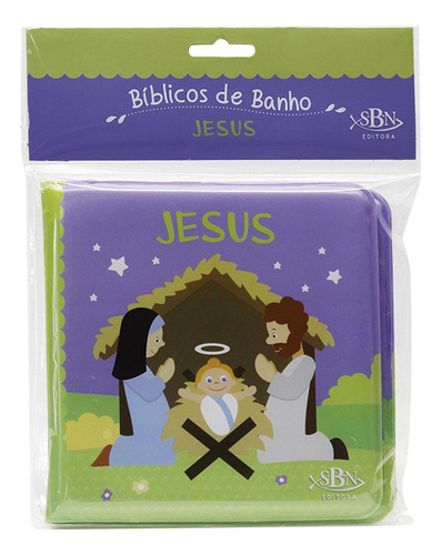 Bíblicos de Banho: Jesus, de Marques, Cristina. Editora Todolivro Distribuidora Ltda. em português, 2020