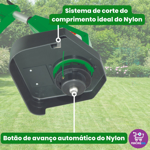Aparador Cortador De Grama Trapp Super Turbo 1800w 110v