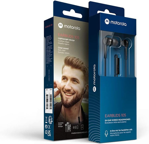 Auriculares in-ear Motorola Earbuds negro