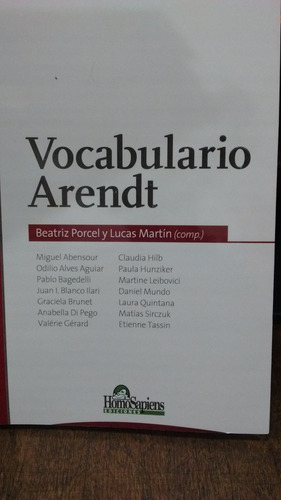 Vocabulario Arendt - Porcel, Martin