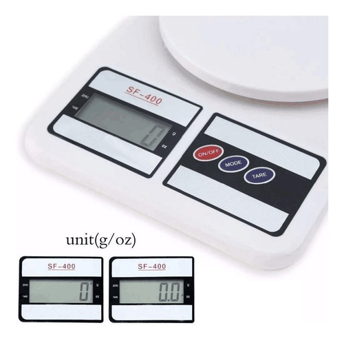 Báscula De Cocina Digital De 1g-5kg Con Batería