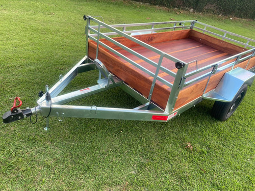 Carretinha Nova Completa Estrutura Reforçada 1,40 X 2,50