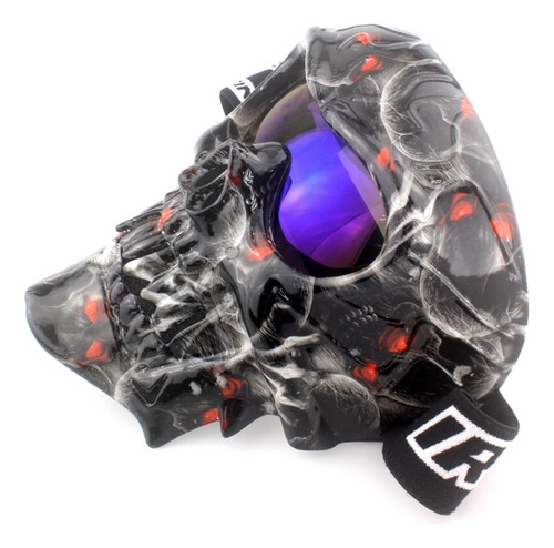 Googles Para Moto Con Mascara Calavera Con Diseño Terror
