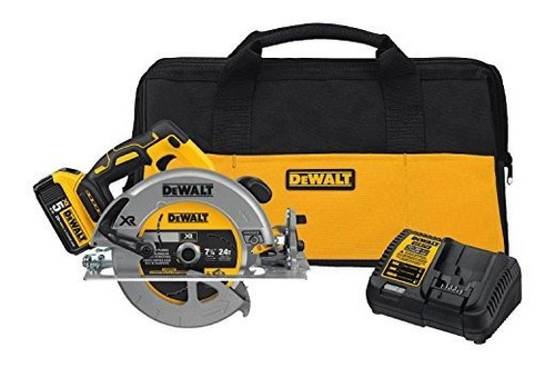 Dewalt Dcs570p1 714 184mm 20v Sierra Circular Inalambrica Co