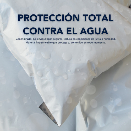 100 Bolsas Sobres Paqueteria Ecommerce 30x40cm Neipack Color Blanco