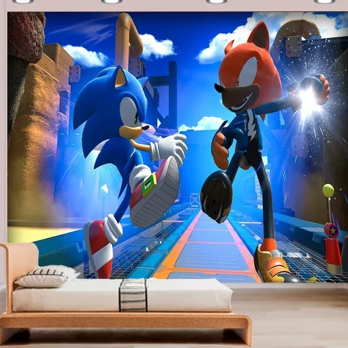 Adesivo de Parede Faixa Sonic 2