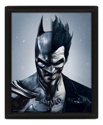 Cuadro 3d Batman And Joker Arkham Origins