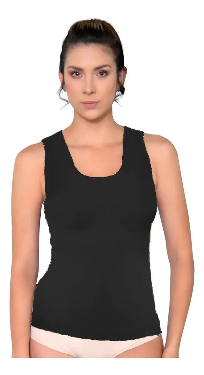 Camiseta regata interna Anne Shantel Wl0012 Wl0012, camiseta sem costura, tamanho M