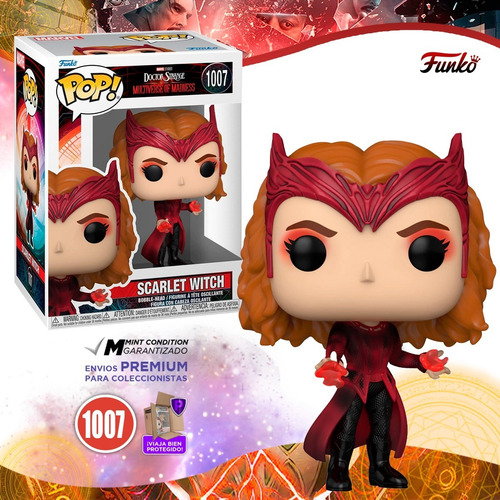 Imagen 1 de 7 de Funko Scarlet Witch 1007 Doctor Strange Multiverso De Locura