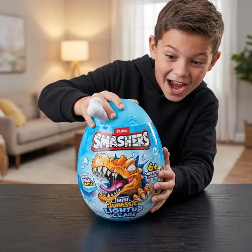 Zh13 Brinquedo Mini Dinossauros Zuru Smashers Ovo 2027