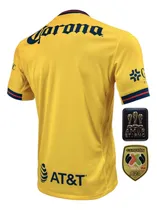 Comprar Jersey Playera América Local 2025 Amarilla + 2 Parches Jugad