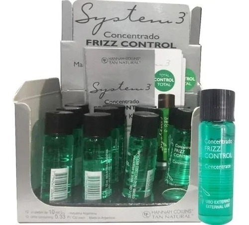 System 3 - Ampollas Frizz Control X12 Unidades